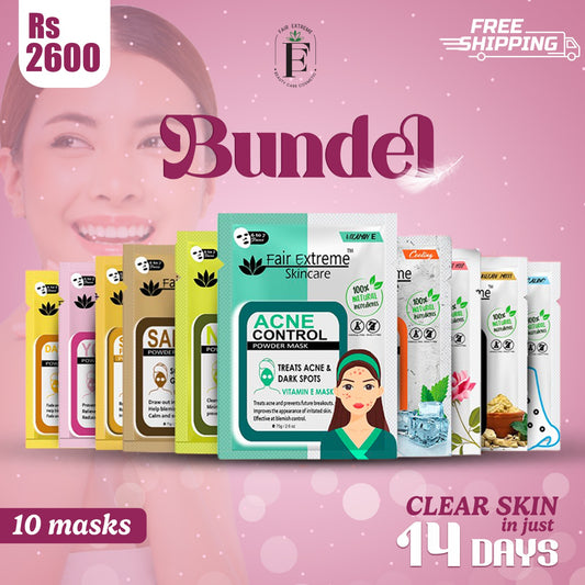 bundle: 10 x Fair Extreme Powder Masks with Free Delivery - 11.11 Bundles