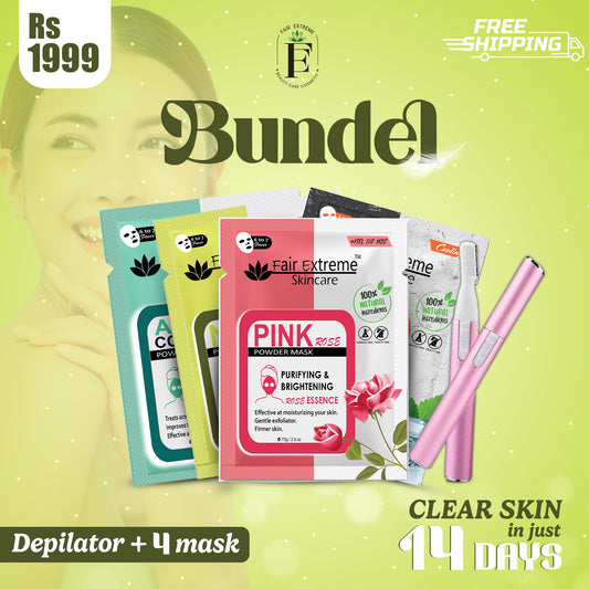 Bundle: Micro Trimmer  + 4 Fair Extreme Masks with Free Delivery