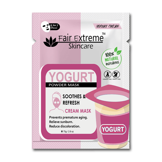 Fair Extreme Yogurt Powder Mask 75g - Soothes Refreshes Your Skin